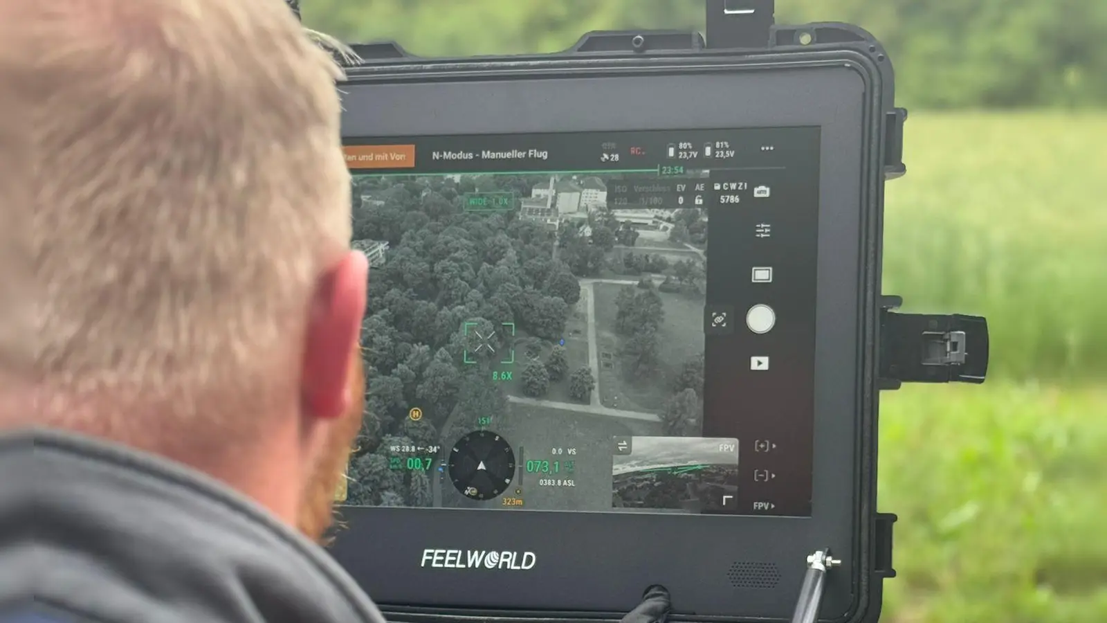 Die Feuerwehr konzentriert sich auf den Bereich um den Kurpark. (Foto: Kreisfeuerwehrverband Neustadt a.d.Aisch-Bad Windsheim)