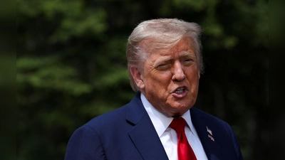 Donald Trump hat eine Schlüsselrolle für den Krieg zwischen Israel und dem Iran. (Foto: Suzanne Plunkett/PA Wire/dpa)