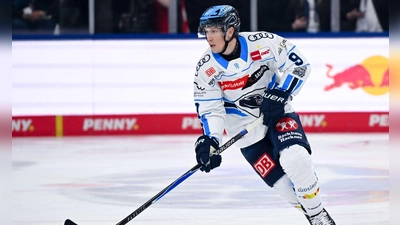 Bleibt dem ERC Ingolstadt erhalten: Stürmer Myles Powell. (Archivbild) (Foto: Sven Hoppe/dpa)