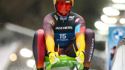 Hat den Wettbewerb im Einsitzer in Altenberg gewonnen: Max Langenhan. (Foto: Jan Woitas/dpa)