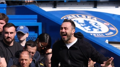 Roberto De Zerbi trainiert derzeit den Premier-League-Club Brighton &amp; Hove Albion. (Foto: Paul Terry/CSM via ZUMA Press Wire/dpa)