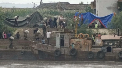 Regenmassen bedrohen Ernte in Nordkorea (Foto: Kyodo/dpa)