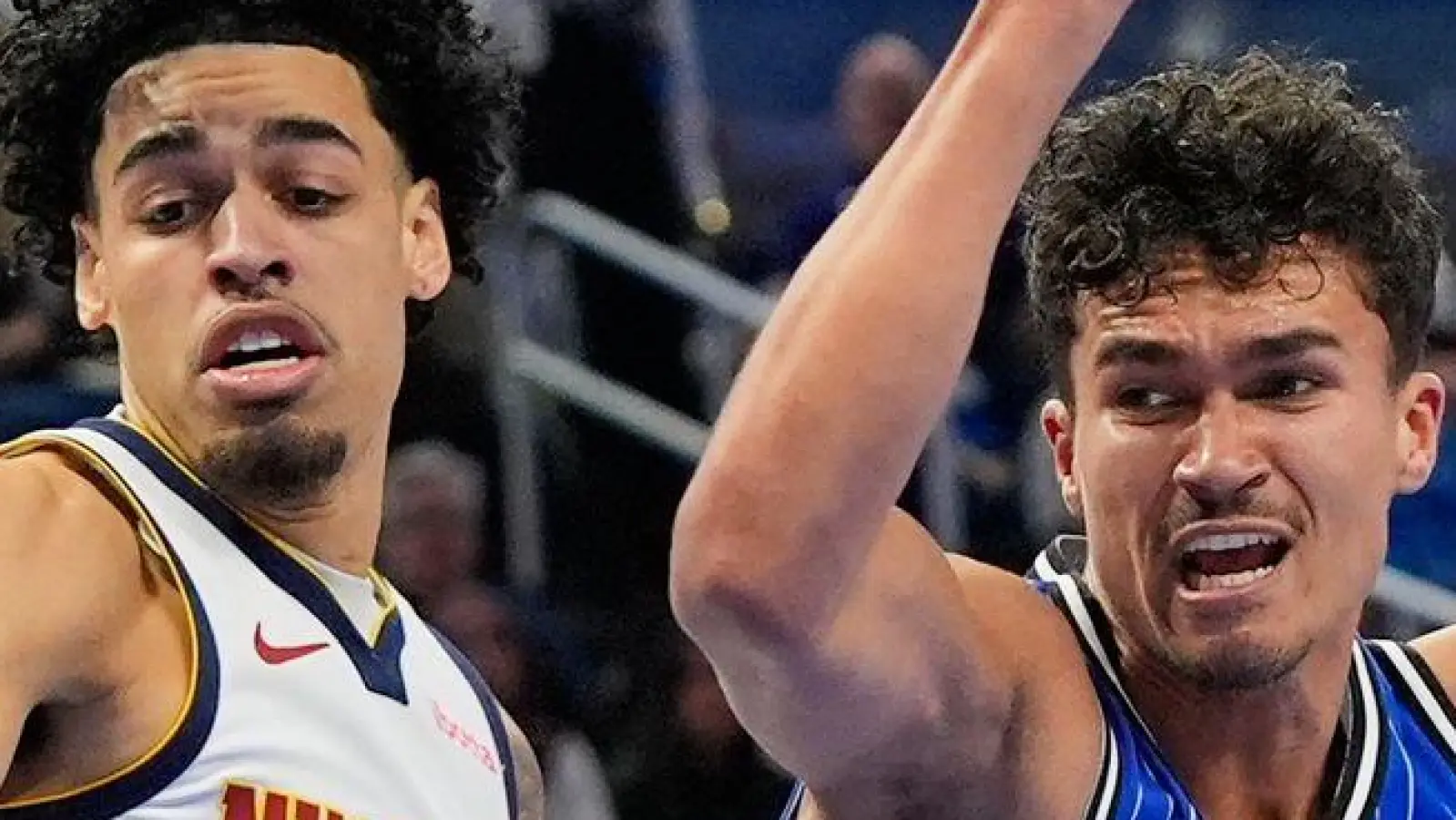 Tristan da Silva (r.) steuerte gute 17 Punkte zum Sieg seines Teams bei. (Foto: John Raoux/AP/dpa)