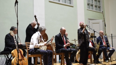 Die New Orleans Jazz Band of Cologne brachte Dixieland-Luft nach Mittelfranken. (Foto: Christina Özbek)