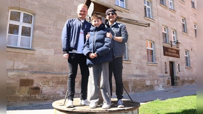 Haben Spaß miteinander: Andreas Peteratzinger, Emil Cahn und Yannik Dirksen (von rechts). (Foto: Martina Haas)