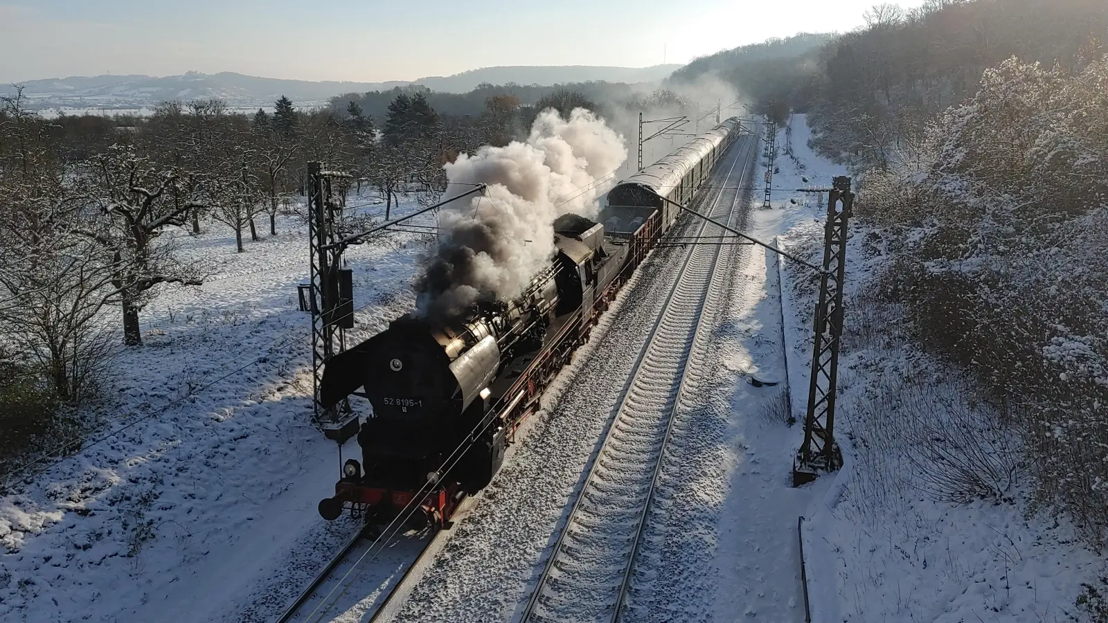 Der Dampfsonderzug der FME 2023 in Burgbernheim: Auch dieses Jahr fährt der Verein wieder nach Rothenburg, allerdings mit einer anderen Maschine. (Archivbild: Katrin Merklein)