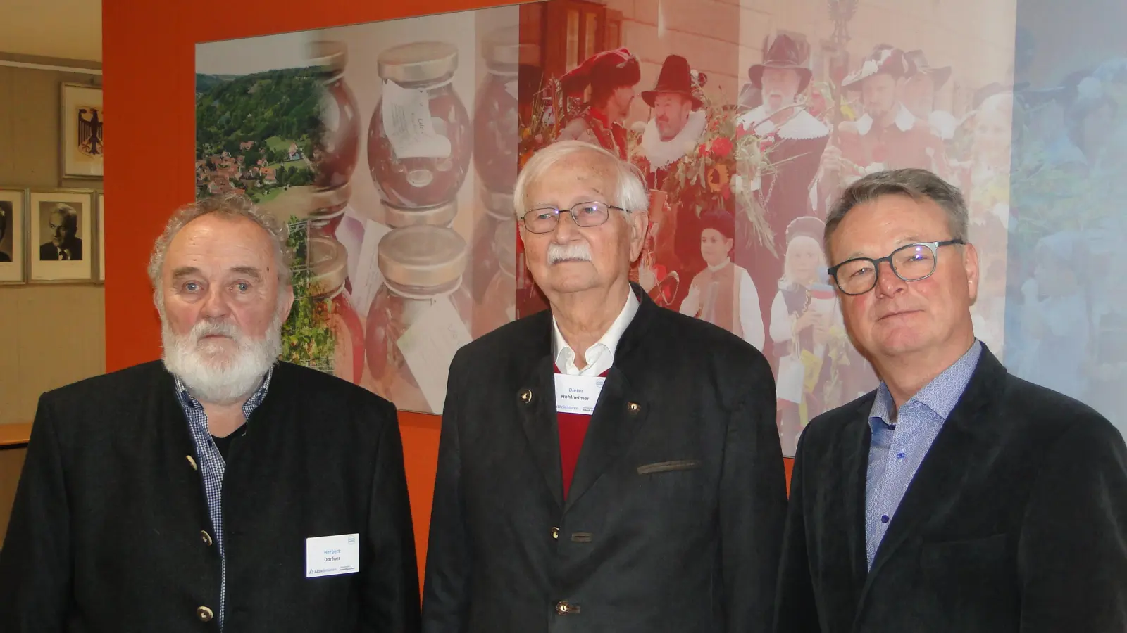 Geballte Unternehmer-Erfahrung (von links): die Ansbacher Aktivsenioren Herbert Dorfner, Dieter Hohlheimer und Paul Walton (Foto: Winfried Vennemann)