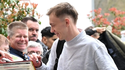 Maximilian Beier hatte in seiner Jugend eine Fußballerkarriere eigentlich schon ad acta gelegt. (Foto: Arne Dedert/dpa)