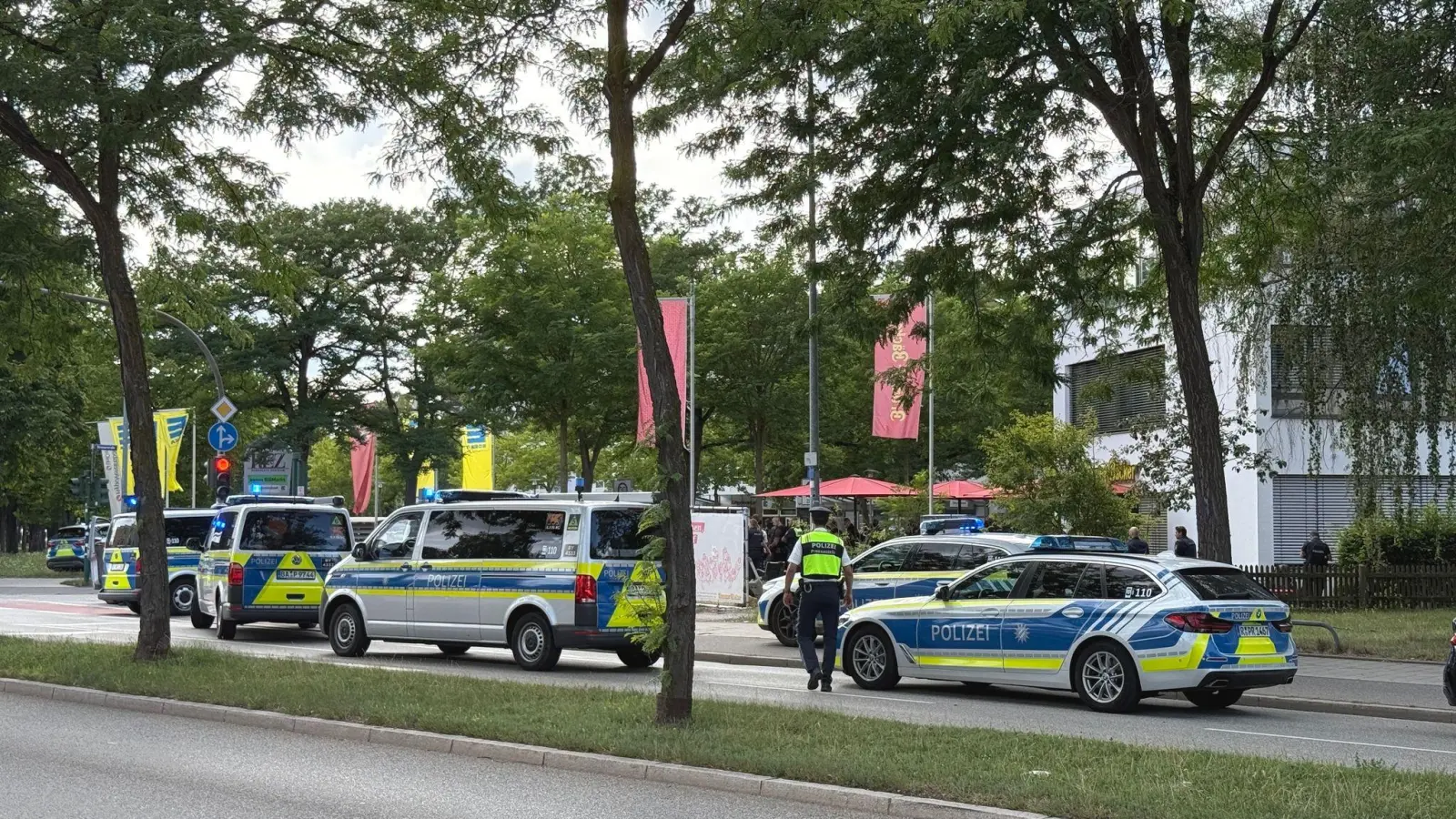 Der mutmaßliche Täter konnte inzwischen festgenommen werden. (Foto: Armin Weigel/dpa)