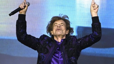 Mick Jagger bei einem Konzert der Rolling Stones im Ernst-Happel-Stadion in Wien. (Foto: Hans Klaus Techt/APA/dpa/Archivbild)