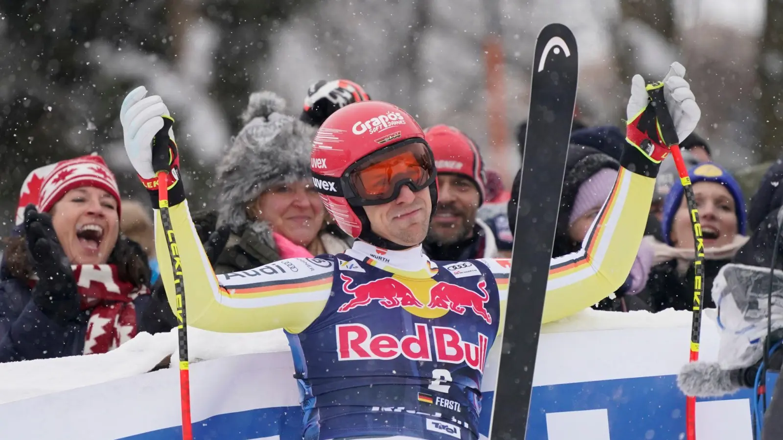 Skirennfahrer Josef Ferstl hofft auf eine starke WM. (Foto: Giovanni Auletta/AP/dpa)