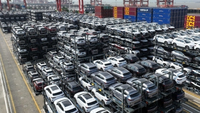 Chinas Autoexporte sind mittlerweile die tragende Säule der Branche. (Symbolbild) (Foto: XinHua/dpa)