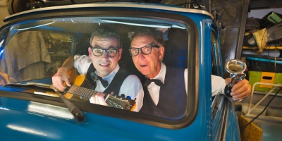 Die lebende Musikbox: Zuhörer wählen ihr Lieblingslied aus und die Band beginnt zu spielen. (Foto: Marc Gilgen)