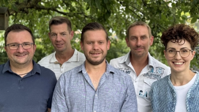 Im Vorstand der neuen Gruppe sind (von links): Christian Kern (Beisitzer), Martin Czasch (Kassier), Fabian Wiederer (Vorsitzender), Andi Kloha (stellvertretender Vorsitzender) und Rebekka Hack (Schriftführerin) (Foto: Regina Wiederer)