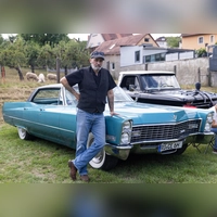 Kay Hartung präsentierte seinen Cadillac Sedan DeVille, Baujahr 1967. (Foto: Daniel Christ)