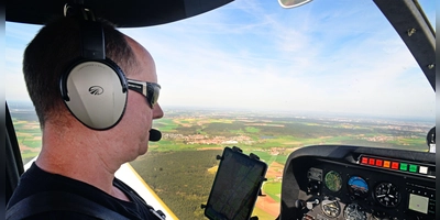 Matthias Wörner ist stellvertretender Stützpunktleiter in Schwabach-Büchenbach und als Pilot bei den Übungen aktiv. (Foto: Jim Albright)