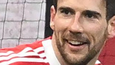  Leon Goretzka nach seinem Tor in Bremen. (Foto: Carmen Jaspersen/dpa)