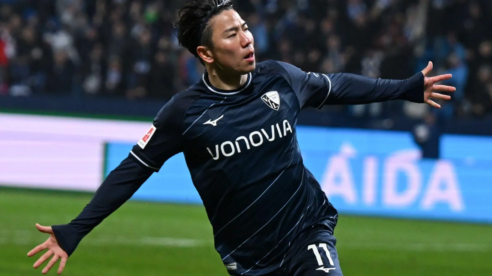 Takuma Asano wechselt nach Mallorca. (Foto: David Inderlied/dpa)