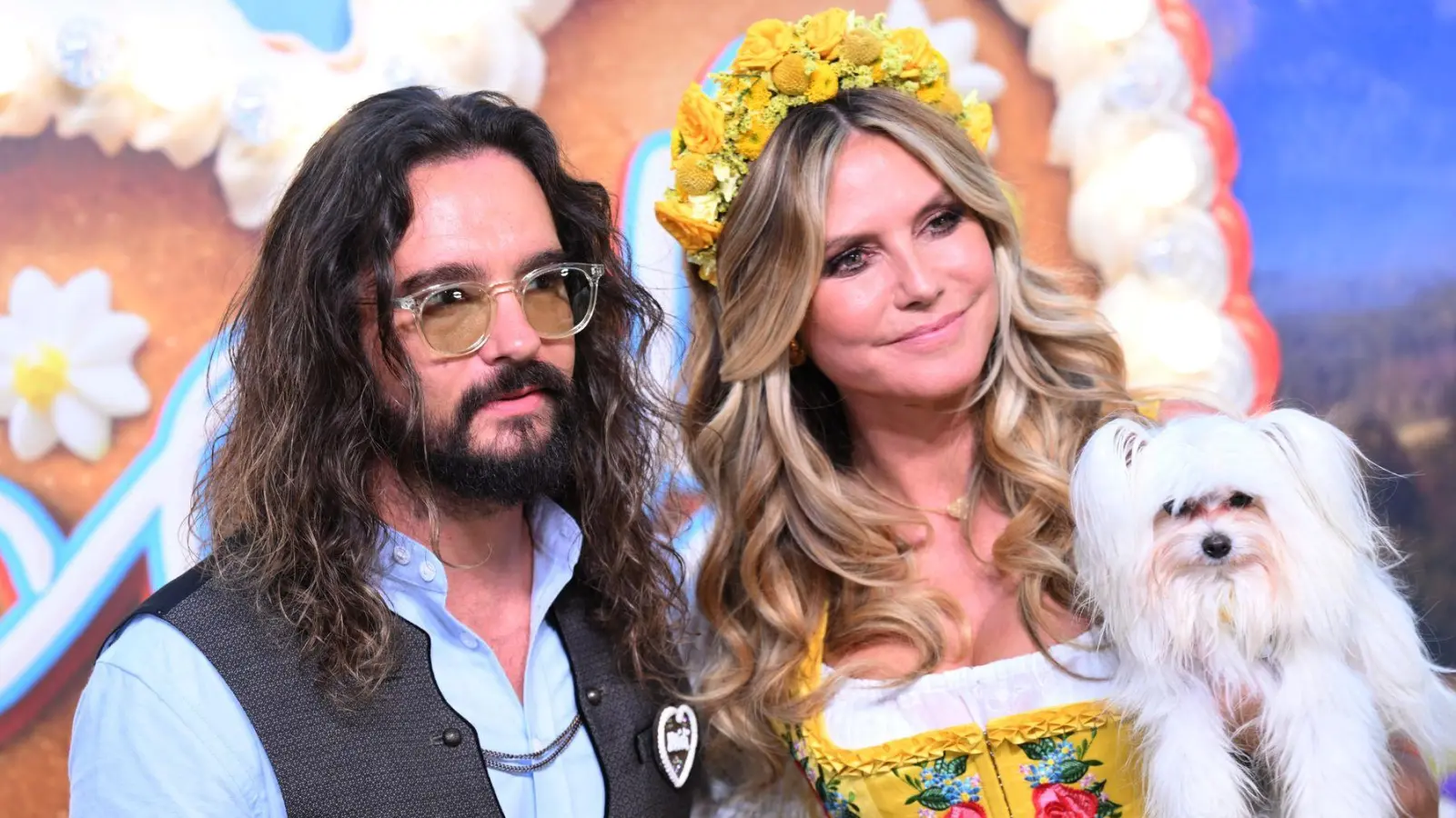 Model Heidi Klum - hier mit Ehemann Tom Kaulitz - hat bereits zum zweiten Mal zum „HeidiFest“ geladen.  (Foto: Felix Hörhager/dpa)