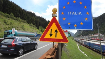 Der Grenzverkehr zwischen Italien und Österreich rückt vor der geplanten Brenner-Blockade in den Fokus. (Archivbild) (Foto: Karl-Josef Hildenbrand/dpa/dpa-tmn)