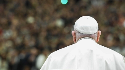 Papst Franziskus äußert Sorge über einen neuen Weltkrieg.  (Foto: Vatican Media/IPA via ZUMA Press/dpa)