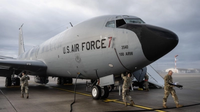 USA melden den Verlust eines Tankflugzeugs (Archivbild). (Foto: Boris Roessler/dpa)