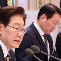 Südkoreas Präsident Lee Jae Myung stellt seinen ambitionierten Investitionsplan vor. (Foto: -/YNA/POOL/dpa)