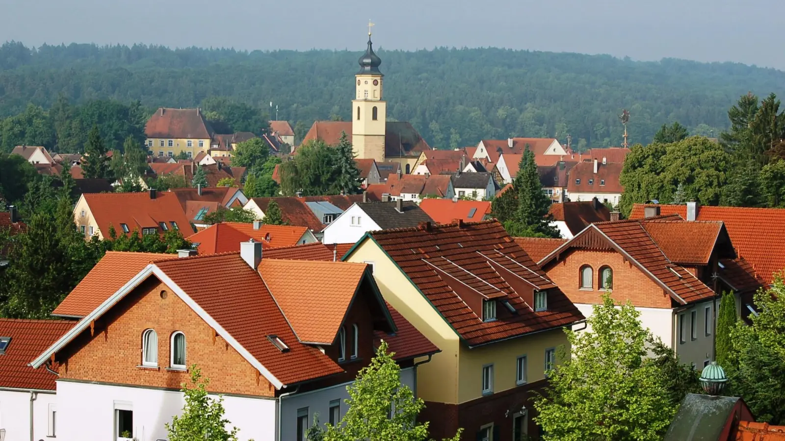 Blick über die Dächer der Kernstadt von Wassertrüdingen: Die Stadt muss bei der Gestaltung ihres Haushaltes auch weiterhin auf Konsolidierungskurs bleiben. (Foto: Peter Tippl)