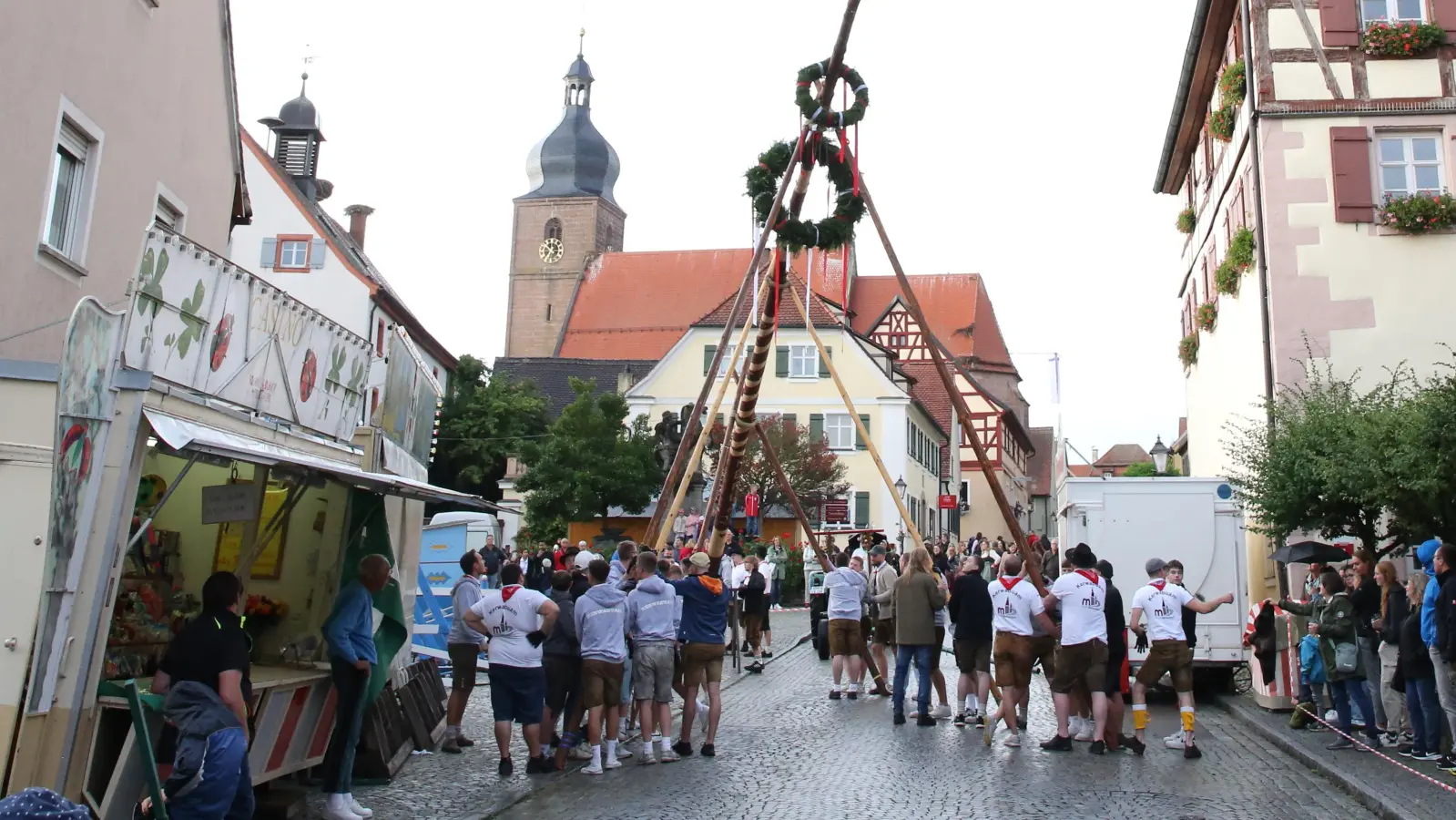 Alles ist vorbereitet für ein richtig schönes Fest. (Foto: Alexander Biernoth)
