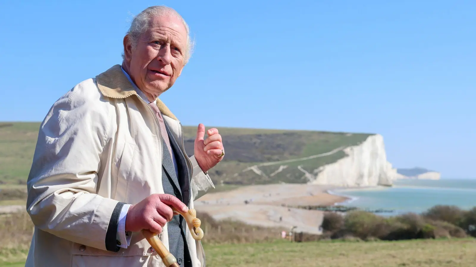 König Charles III. ist für seine Liebe zur Natur bekannt.  (Foto: Chris Jackson/PA Wire/dpa)