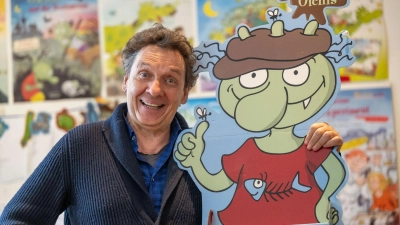 Der Kinderbuchautor und Illustrator Erhard Dietl ist der Autor der „Olchis“-Bücher. (Foto: Peter Kneffel/dpa)