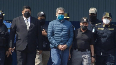 Trump will den als Drogendealer verurteilten Ex-Präsidenten von Honduras begnadigen (Foto: Elmer Martinez/AP/dpa)