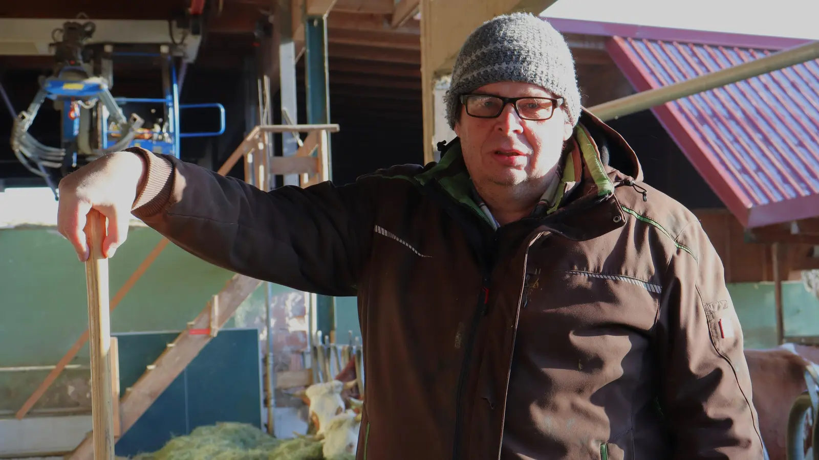 Jens-Martin Keim ist Sprecher der IG „Kein Zwang zur Weide”. (Foto: Antonia Müller)