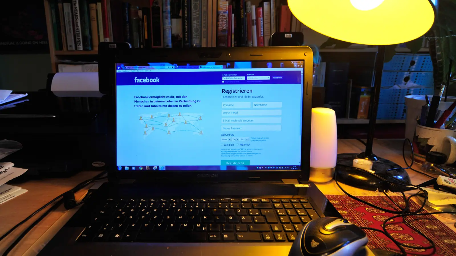 Über Facebook wurde das Bild verbreitet, um das es in dem Gerichtsverfahren ging. (Foto: Jim Albright)