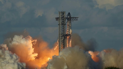 Die hohen Kosten für die Entwicklung der Riesen-Rakete Starship tragen zu den Verlusten von SpaceX bei. (Archivbild) (Foto: Eric Gay/AP/dpa)