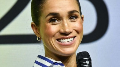 Herzogin Meghan hat auf Instagram ein Foto mit ihrer Tochter Lilibet und Prinz Harry veröffentlicht, auf dem das Gesicht der Vierjährigen zu erkennen ist. (Archiv) (Foto: Evan Agostini/Invision/dpa)