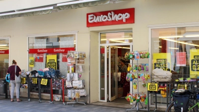 Die Tage sind gezählt: Am Samstag schließt der Euroshop in der Ansbacher Fußgängerzone. (Foto: Constantin Prosch)