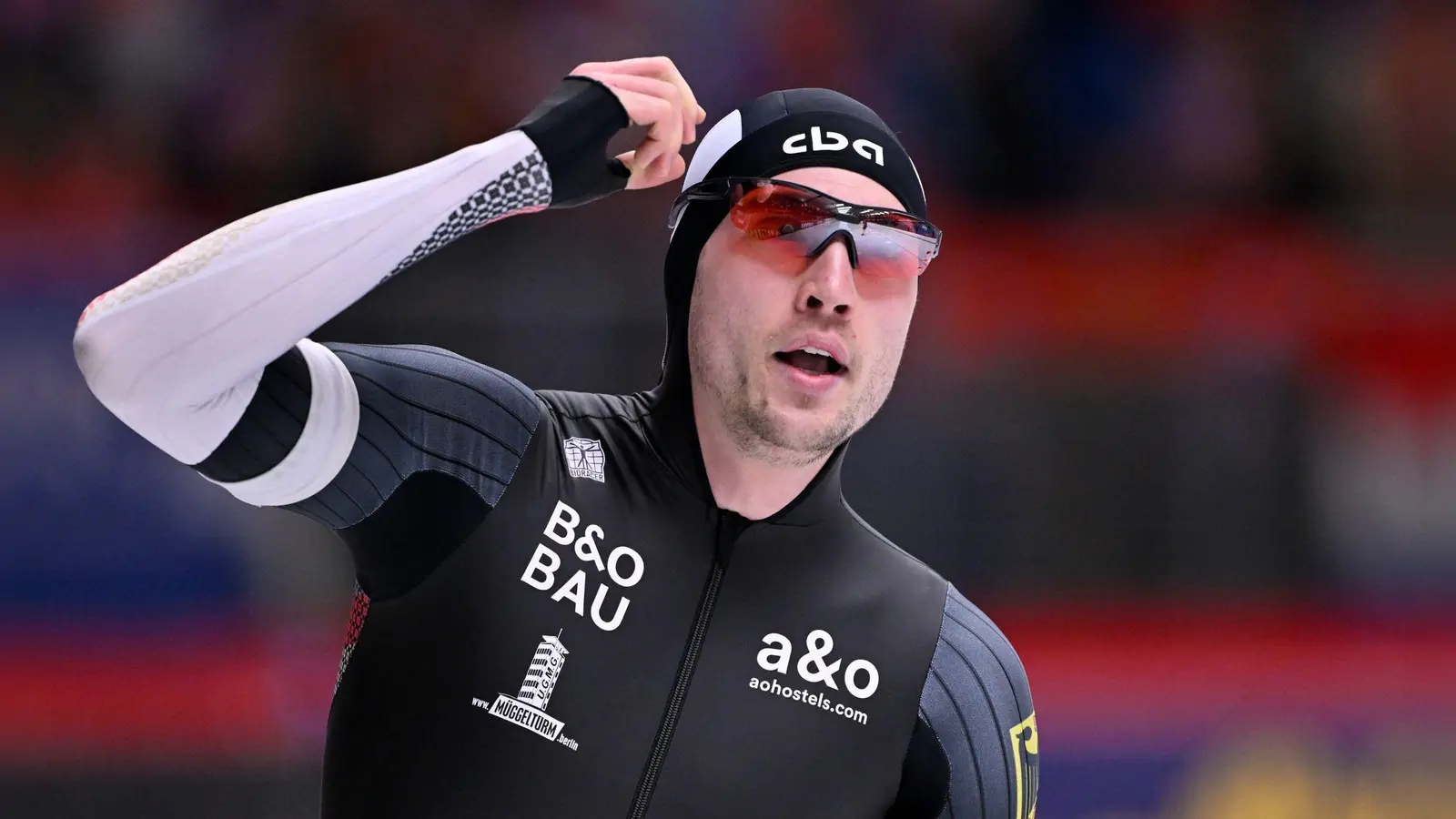 Hat den Titel über 500 Meter gewonnen: Hendrik Dombek. (Foto: Peter Kneffel/dpa)