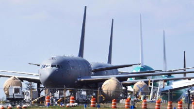 KC-46-Tankflugzeuge der USA sollen künftig nicht mehr einfach so für die Nato abrufbar sein. (Archivbild) (Foto: Ted S. Warren/AP/dpa)