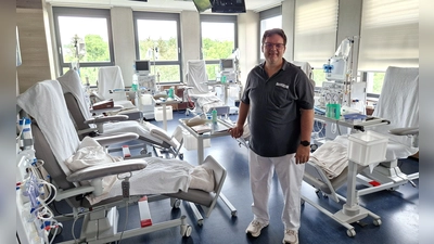 Stefan Wöhl vom Nieren &amp; Diabetes Zentrum in Ansbach betrachtet die Dialyse als echte Alternative zur Organspende. (Foto: Andrea Walke)