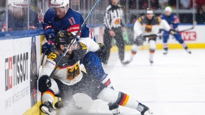Deutschland zeigte gegen Weltmeister USA eine deutliche Leistungssteigerung. (Foto: Andreas Becker/KEYSTONE/dpa)