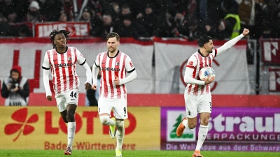 Freiburg bejubelt einen Heimsieg gegen Hamburg (Foto: Silas Stein/dpa)