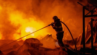 Die ukrainische Hauptstadt Kiew konnte erneut nicht gegen russische Raketen verteidigt werden. (Foto: Dan Bashakov/AP/dpa)