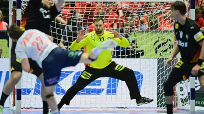 War überragender Mann auf dem Parkett: Torwart Andreas Wolff. (Foto: Sina Schuldt/dpa)