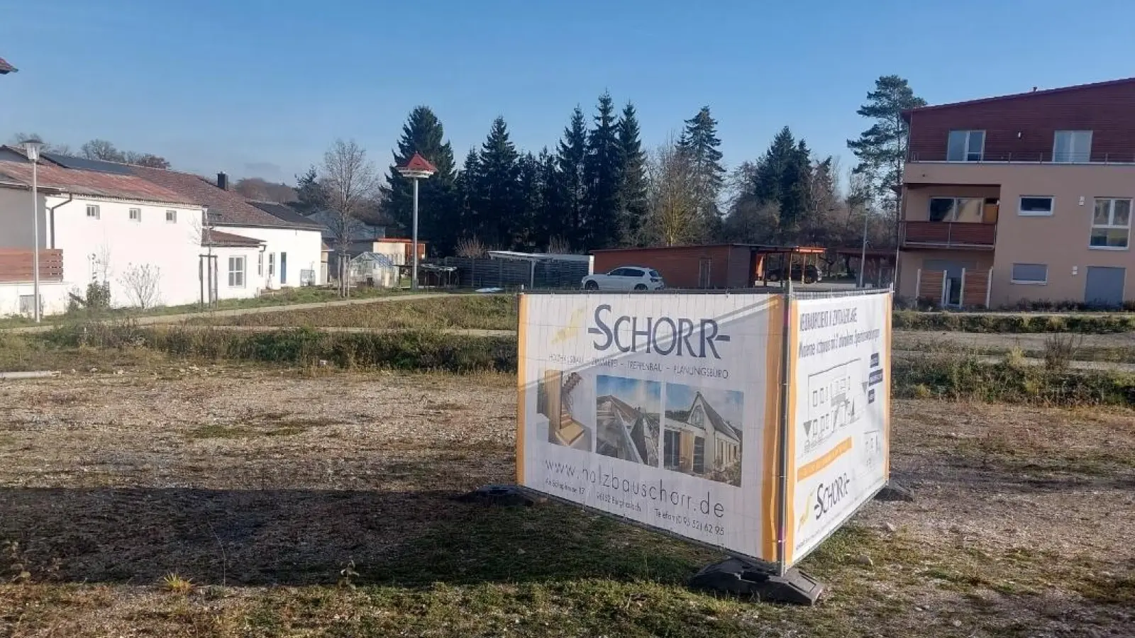 Der neue Standort für die Burghaslacher Arztpraxis ist das schon geräumte frühere BayWa-Areal. (Foto: Sandra Buchwald)