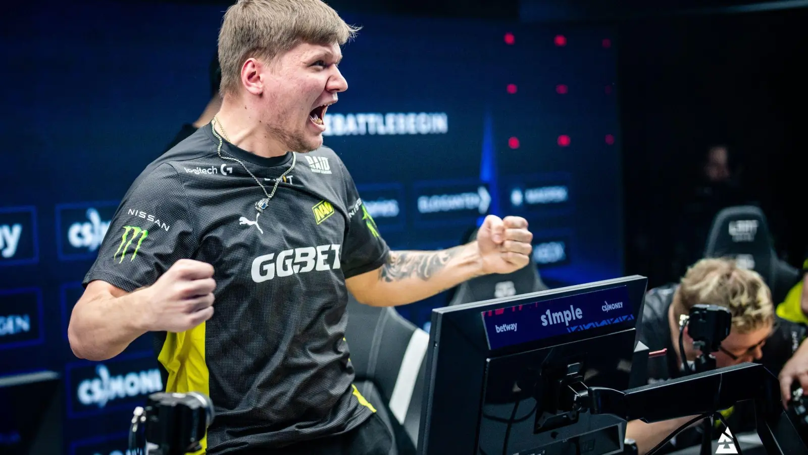 Für Turnier-MVP Oleksandr «s1mple» Kostyliev gab es bei den Blast Premier Fall Finals wieder einiges zu jubeln. (Foto: Michal Konkol/Blast Premier/dpa)