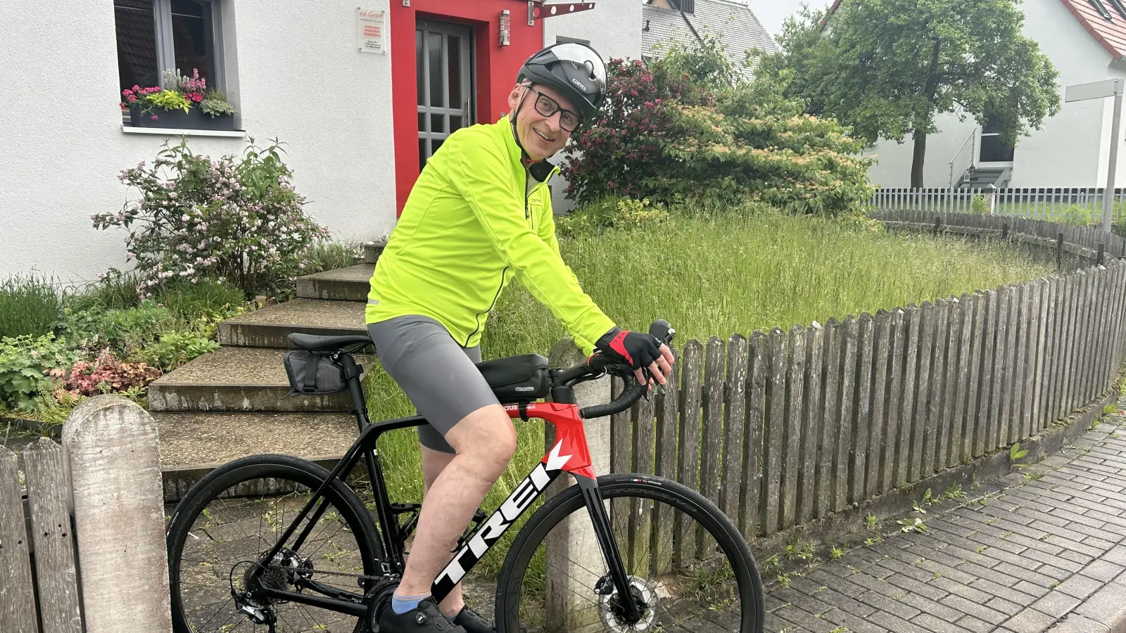 Gemeinderat Andreas de Groot auf Radtour nach Ostfriesland für guten Zweck (Foto: Florian Pöhlmann (f.poehlmann@flz.de))