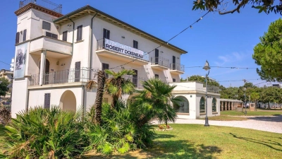 Die Mussolini-Villa in Riccione wird versteigert - die Gemeinde gibt ein Gebot ab. (Archivbild)   (Foto: -/Comune di Riccione/dpa)