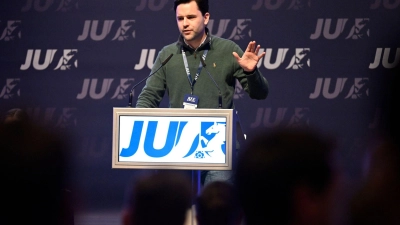 Johannes Winkel, Bundesvorsitzender der Jungen Union. (Foto: Roberto Pfeil/dpa)