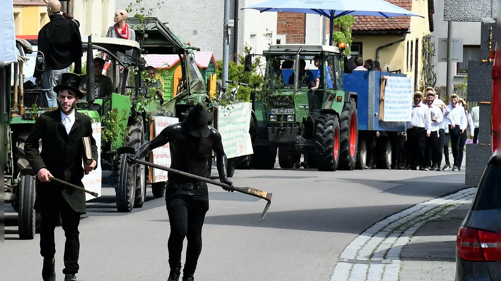 In Linden wird am Wochenende Kerwa gefeiert.  (Foto: Gudrun Schwarz-Köhler)
